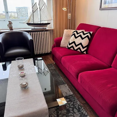 Апартаменты Haus Atlantic Whg 708 Seesicht Куксхафен